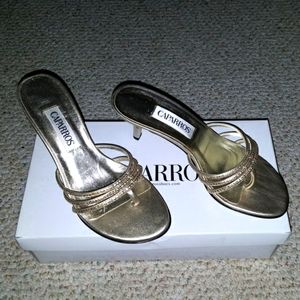 Caparros - Doris Gold Metal, size 6M